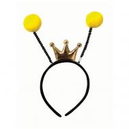 Карнавальный ободок  Принцесса Пчелка, желтый, 1 шт Riota