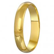 Кольцо обручальное , желтое золото, 585 проба, размер 21 Юверос