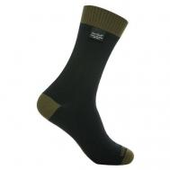 Мужские носки , 1 пара, классические, износостойкие, воздухопроницаемые, размер 23(36-38), зеленый DexShell