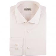 Рубашка , размер 40 176-182, бежевый Colletto Bianco