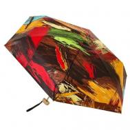 Зонт , механика, 5 сложений, купол 94 см., 6 спиц, для женщин, коричневый RainLab