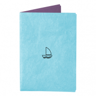 Обложка для паспорта  непромокаемая, мультиколор, голубой New Wallet