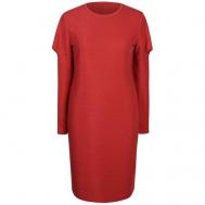 Платье , повседневное, прилегающее, макси, размер 46, красный MILA