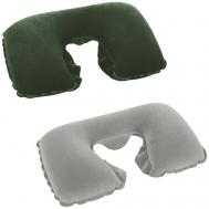 Подушка для шеи , надувная, 1 шт., серый, зеленый Bestway