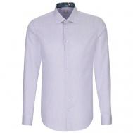 Рубашка , размер 43, фиолетовый, белый Jacques Britt