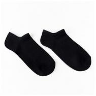 Мужские носки , укороченные, размер 44, черный TEKKO