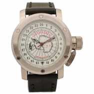 Наручные часы  Командирские Часы наручные "Антарктика" механические 136.01, белый ТРИУМФ
