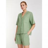 Рубашка  , размер XL, зеленый ZOLLA