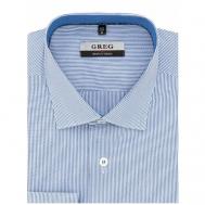 Рубашка , размер 174-184/44, голубой Greg