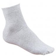Мужские носки , 10 пар, укороченные, нескользящие, размер 31, серый ИвНоски