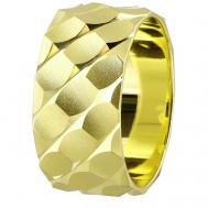 Кольцо обручальное , желтое золото, 585 проба, размер 18 Юверос