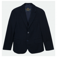 Пиджак синий из твида  200GSBC4803 размер 152 Gulliver