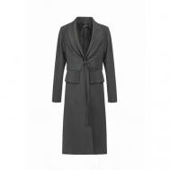 Пальто  , средней длины, размер 46, черный Isabel Benenato