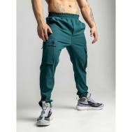 брюки , размер XL, зеленый FIZULI
