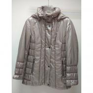 куртка  , демисезон/зима, средней длины, силуэт полуприлегающий, капюшон, влагоотводящая, карманы, внутренний карман, размер 48, бежевый Frandsen