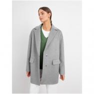 Пальто  , размер 50/170, серый Pompa
