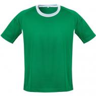 Футболка , размер XL, зеленый, белый Ро-спорт