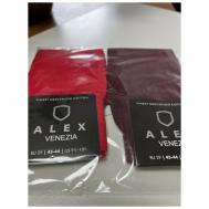Носки , 2 пары, 2 уп., размер 39 -40, бордовый, красный ALEX Textile