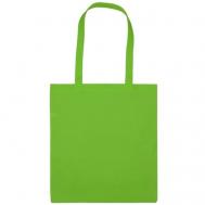 Сумка шоппер , фактура гладкая, зеленый Oasis