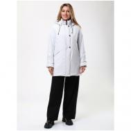 куртка   зимняя, средней длины, силуэт прямой, съемный капюшон, ветрозащитная, внутренний карман, капюшон, водонепроницаемая, утепленная, размер 48(58RU) Maritta
