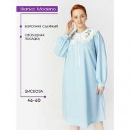 Платье , размер 54, голубой Bianka Modeno