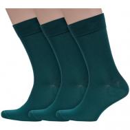 Мужские носки , 3 пары, размер 27, зеленый Sergio di Calze