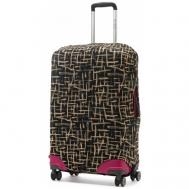 Чехол для чемодана , текстиль, размер M, мультиколор Eberhart
