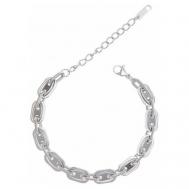 Браслет-цепочка , серебряный WowMan Jewelry