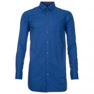 Рубашка , размер 48/M/170-178/40 ворот, синий Imperator
