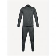 Костюм , олимпийка и брюки, силуэт прилегающий, карманы, размер XXL, серый Under armour