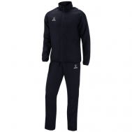 Костюм , олимпийка и брюки, силуэт прямой, карманы, подкладка, размер XXXL, черный Jogel