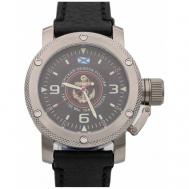 Наручные часы  Командирские Часы наручные Морская пехота механические 167.01, черный ТРИУМФ