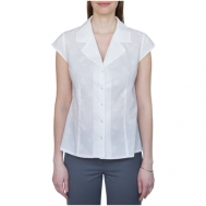 Блуза  , классический стиль, размер 50, белый Galar