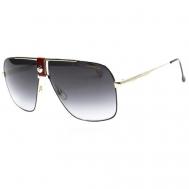 Солнцезащитные очки , авиаторы, оправа: металл, с защитой от УФ, градиентные, золотой Carrera