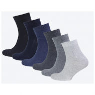 Носки , размер 41-47, голубой, синий, серый, черный RoeRue
