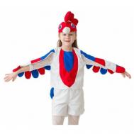 Карнавальный костюм "Петушок", 3-5 лет, рост 104-116 см, цвет белый Бока