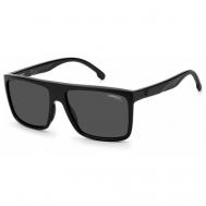 Солнцезащитные очки , прямоугольные, спортивные, для мужчин, черный Carrera