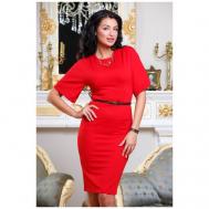 Платье , размер 44, красный Angela Ricci