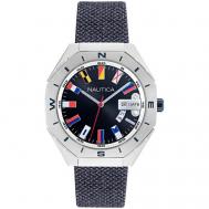 Наручные часы  Analog NAPLSS001, серый, синий Nautica