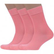 Носки , 3 пары, размер 25-27, розовый Носкофф