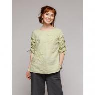 Блуза  , размер 44-46, зеленый Kayros