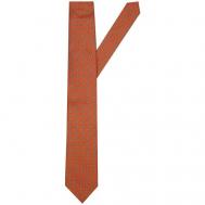 Галстук , натуральный шелк, для мужчин, оранжевый Atelier F&B