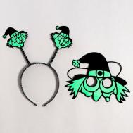 Карнавальный набор "Ведьма", 2 предмета: ободок, маска Лас Играс