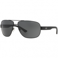 Солнцезащитные очки , квадратные, оправа: металл, с защитой от УФ, черный Armani Exchange