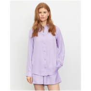 Комплект , шорты, рубашка, размер S, фиолетовый Celena