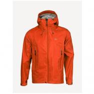 Туристическая куртка , средней длины, водонепроницаемая, мембранная, размер 54/170-176, оранжевый Сплав