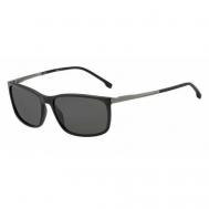 Солнцезащитные очки   1248/S 003 IR, прямоугольные, для мужчин, черный BOSS