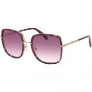 Солнцезащитные очки , квадратные, оправа: пластик, градиентные, для женщин, фиолетовый Tous