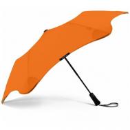 Зонт , механика, 2 сложения, купол 100 см., 6 спиц, система «антиветер», оранжевый Blunt