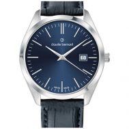 Наручные часы  Классика Наручные часы  70201 3 BUIN, синий, серебряный Claude Bernard
